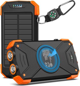 BLAVOR Solar Power Bank 10,000mAh