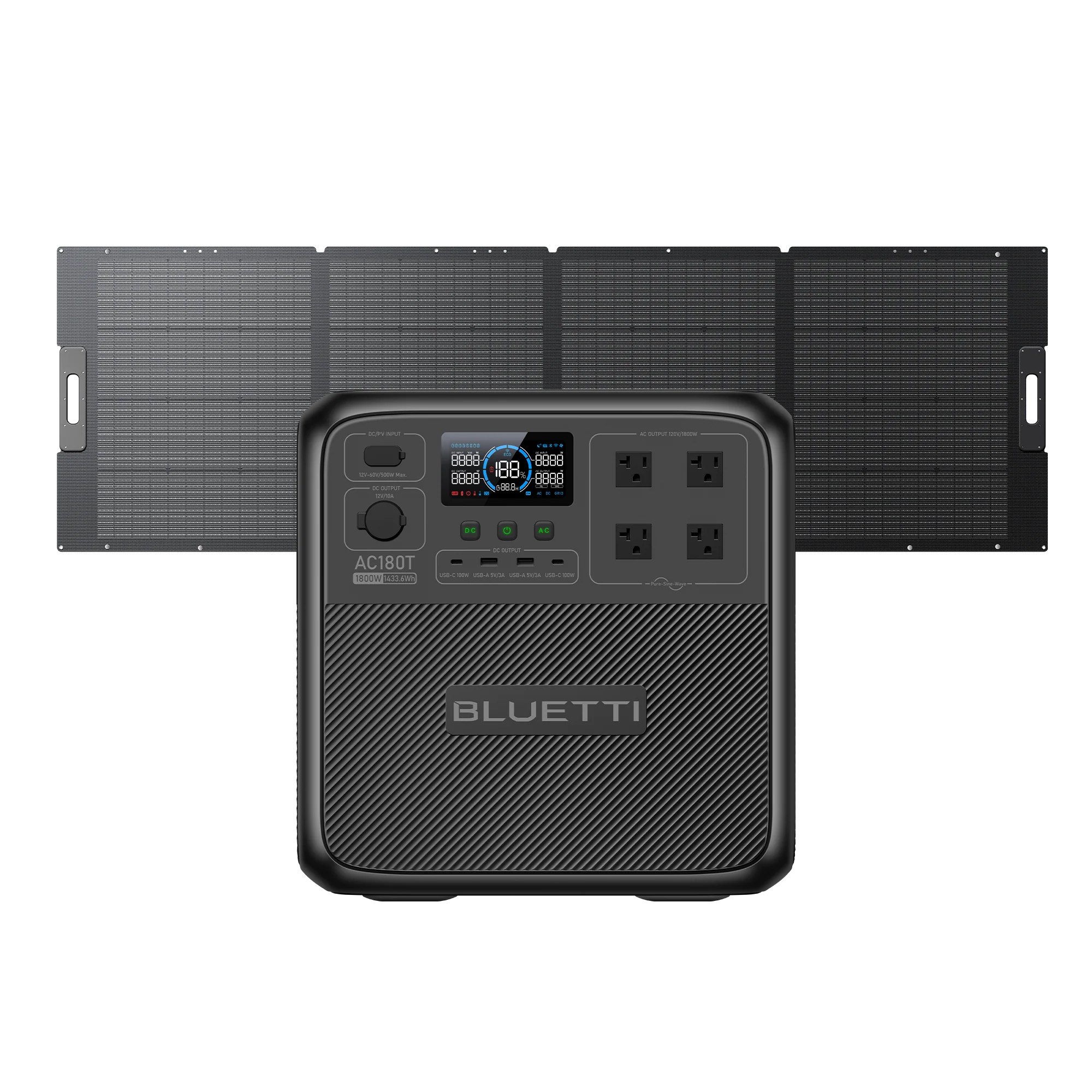 BLUETTI power station with PV350D