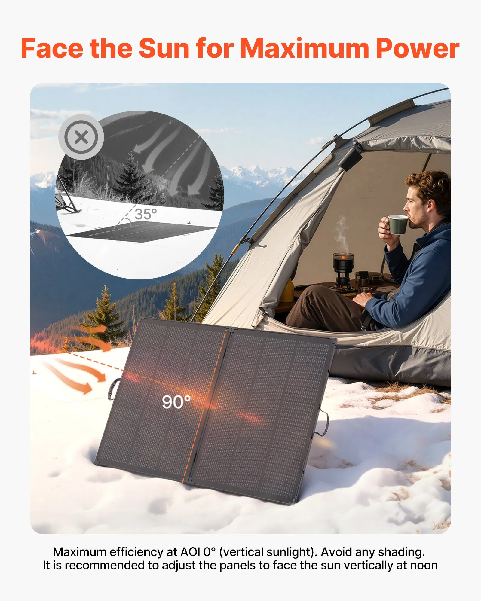 BLUETTI solar panel product shot