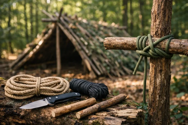 7 Best Knots for Survival Shelter