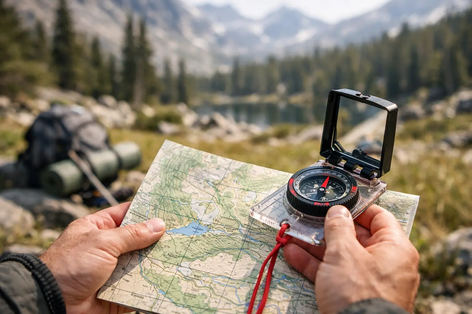 How to Use a Compass Map in the Field